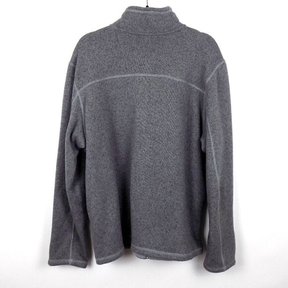 The North Face Gordon Lyons F/Z Sweater Jacket Size XL Heathered Gray - Picture 2 of 5